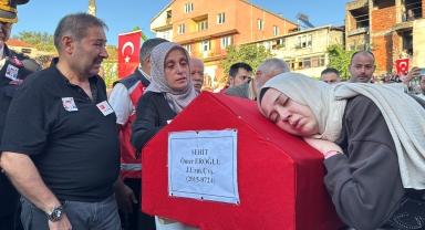 Şehit Jandarma Uzman Çavuş Eroğlu, memleketi Zonguldak'ta son yolculuğuna uğurlandı