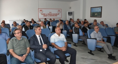 Sinop'ta çiftçiler tarımda yeni destekleme modeline ilişkin bilgilendirildi