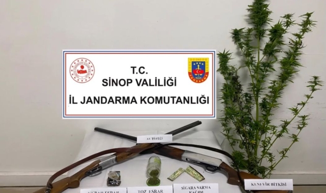 Sinop’ta uyuşturucu operasyonunda bir kişi yakalandı