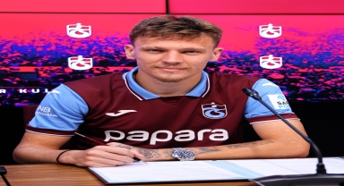 Trabzonspor'da Serdar Saatçı için imza töreni düzenlendi