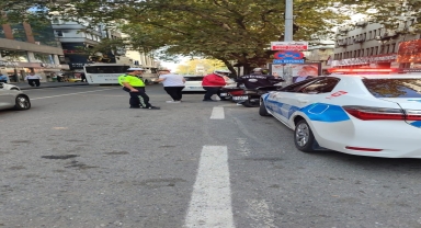 Zonguldak'ta trafik denetiminde 7 motosiklet sürücüsüne 17 bin 960 lira ceza