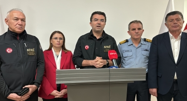 AFAD Başkanı Okay Memiş, kuvvetli yağışlara ilişkin Bartın'da konuştu: