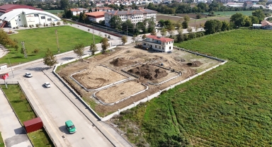 Bafra’da 'Çocuk Trafik Eğitim Parkı' çalışmaları devam ediyor