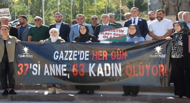 Çankırı ve Amasya'da İsrail'in saldırıları protesto edildi