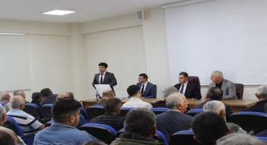 Güce'de kahverengi kokarca bilgilendirme toplantısı düzenlendi