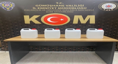 Gümüşhane'de kaçakçılık operasyonunda 4 şüpheli gözaltına alındı
