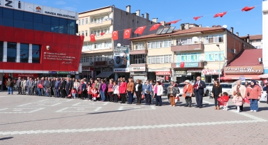 Havza'da CHP ve ADD'den Cumhuriyet'in 101. yılı etkinliği