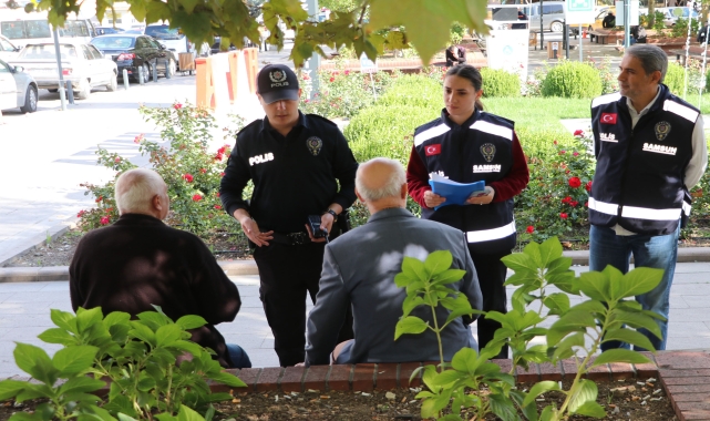Havza'da polis dolandırıcılık olaylarına karşı vatandaşları uyardı