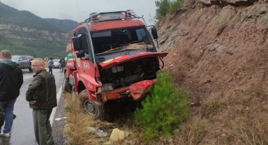 Karabük'te toprak yığınına çarpan arazözdeki 3 kişi yaralandı