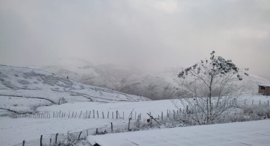Karadeniz'de 5 ilde yüksek kesimlere kar düştü