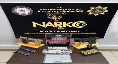 Kastamonu'da uyuşturucu operasyonunda 4 şüpheli gözaltına alındı