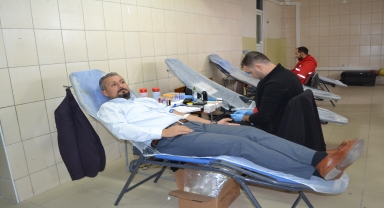 Kavak ilçesinde kan bağışı kampanyası düzenlendi
