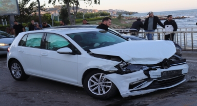 Ordu'da otomobillerin çarpışması sonucu 5 kişi yaralandı