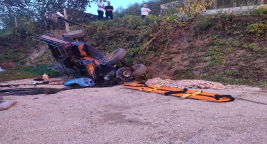 Ordu'da tarım aracının devrildiği kazada 1 çocuk öldü, 3 çocuk yaralandı