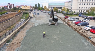 Ordu Şehir Hastanesi'nin yol güzergahlarında çalışma yapıldı