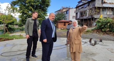 Salıpazarı'nda sosyal faaliyetler için kıl çadır kuruluyor