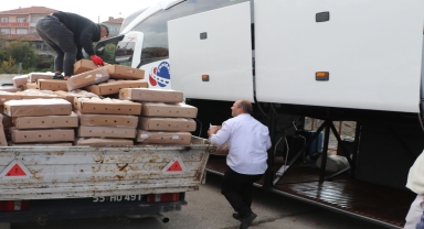 Samsun'da otobüsün bagajında 2 bin 100 kilogram kanatlı hayvan eti ele geçirildi