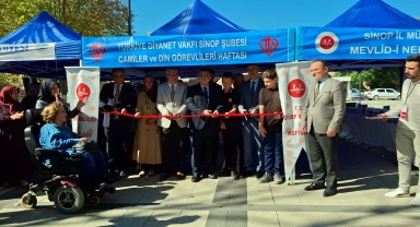 Sinop'ta Müftülük tarafından kitap fuarı açıldı