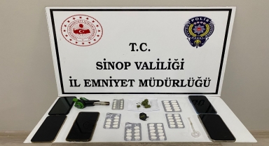 Sinop'ta uyuşturucu operasyonunda 5 kişi yakalandı