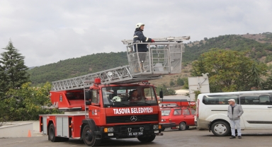 Taşova Devlet Hastanesi'nde yangın tatbikatı yapıldı