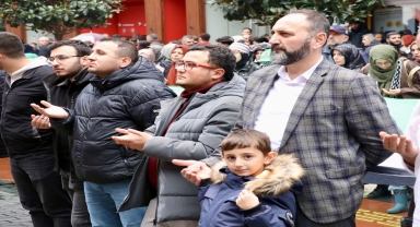 Trabzon'da Filistin'e destek yürüyüşü yapıldı