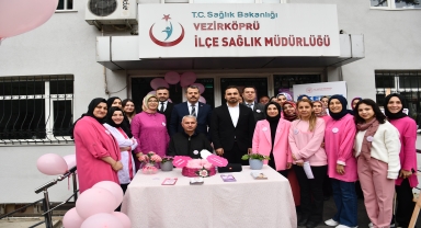 Vezirköprü'de kadınlar meme kanserine karşı bilgilendirildi