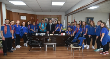 WHC Metalurg Avtokomanda takımından Başkan Dede'ye ziyaret