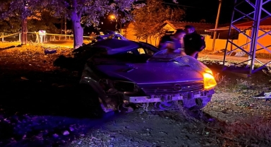 Amasya'da ağaca çarpan otomobildeki 2 kişi öldü, 2 kişi yaralandı