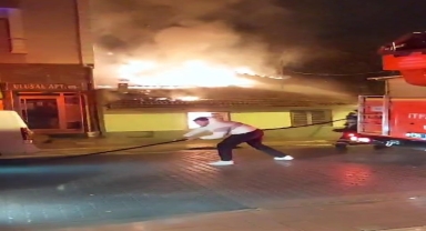 Bafra'da müstakil evde çıkan yangın söndürüldü