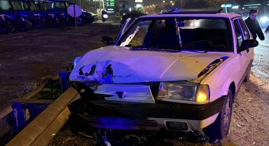 Bolu'da alkollü sürücünün neden olduğu kazada 2 kişi yaralandı