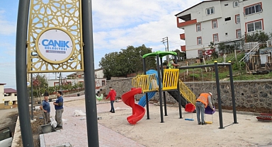 Canik’te Yeni Parklar Hayat Buluyor