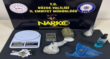 Düzce'de uyuşturucu operasyonunda yakalanan şüpheli tutuklandı