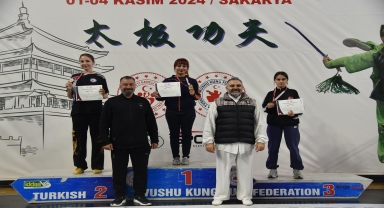 Geleneksel Wushu Türkiye Şampiyonası'nda Düzce'den 12 sporcu kürsüye çıktı