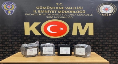 Gümüşhane'de kaçakçılık operasyonunda 2 şüpheli yakalandı