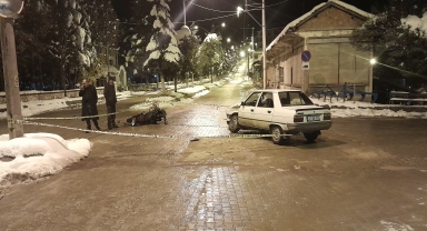 İhsangazi'de otomobille çarpışan motosiklet sürücüsü yaralandı