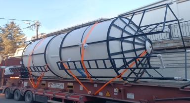 Karmod, Fas'a plastik silo depolama tankları ihraç etti