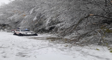 Kastamonu'da rahatsızlanan kişi paletli ambulansla hastaneye götürüldü