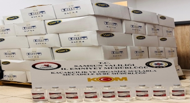 Samsun'da 1070 litre etil alkol ele geçirildi