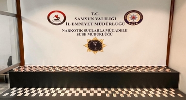 Samsun'da 3 bin 80 uyuşturucu içerikli hap ele geçirildi