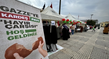 Samsun'da Gazze'ye destek için
