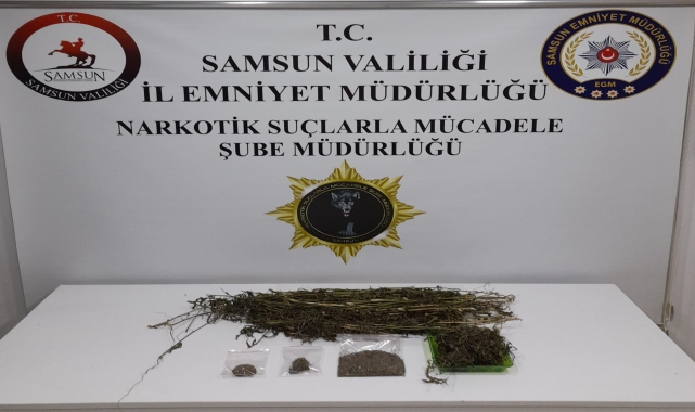 Samsun'da uyuşturucu operasyonunda 1 zanlı yakalandı