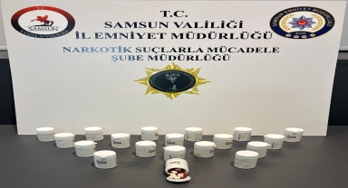 Samsun'da uyuşturucu operasyonunda yakalanan zanlı tutuklandı