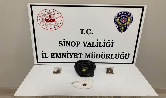 Sinop'ta uyuşturucu operasyonunda 3 şüpheli yakalandı