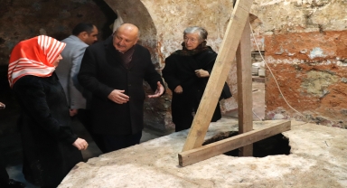 Ünye'de Tarihi Meydan Hamamı'nın restorasyonu sürüyor