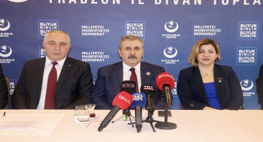 BBP Genel Başkanı Mustafa Destici, Trabzon'da konuştu: