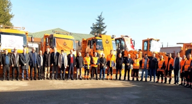 Boyabat’ta karla mücadele sezonu öncesi kurban kesimi yapıldı