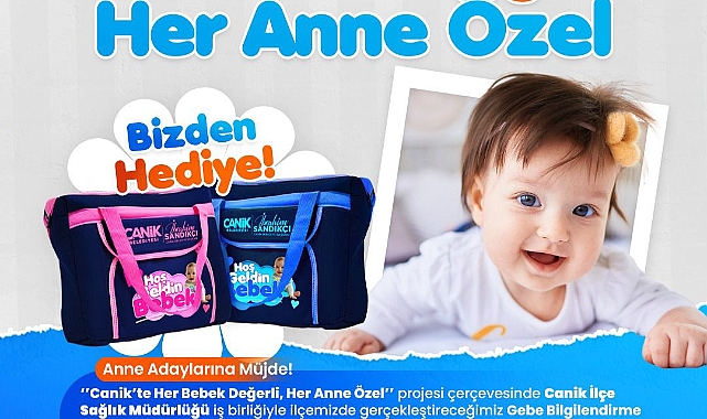 Canik Belediyesi'nden Anne Adaylarına Bebek Destek Paketi