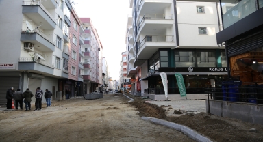 Espiye'de üstyapı çalışmaları devam ediyor