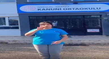 Giresun'da öğrenciler