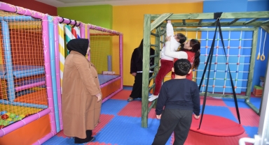 Görele'de özel çocuklar için oyun parkı açıldı